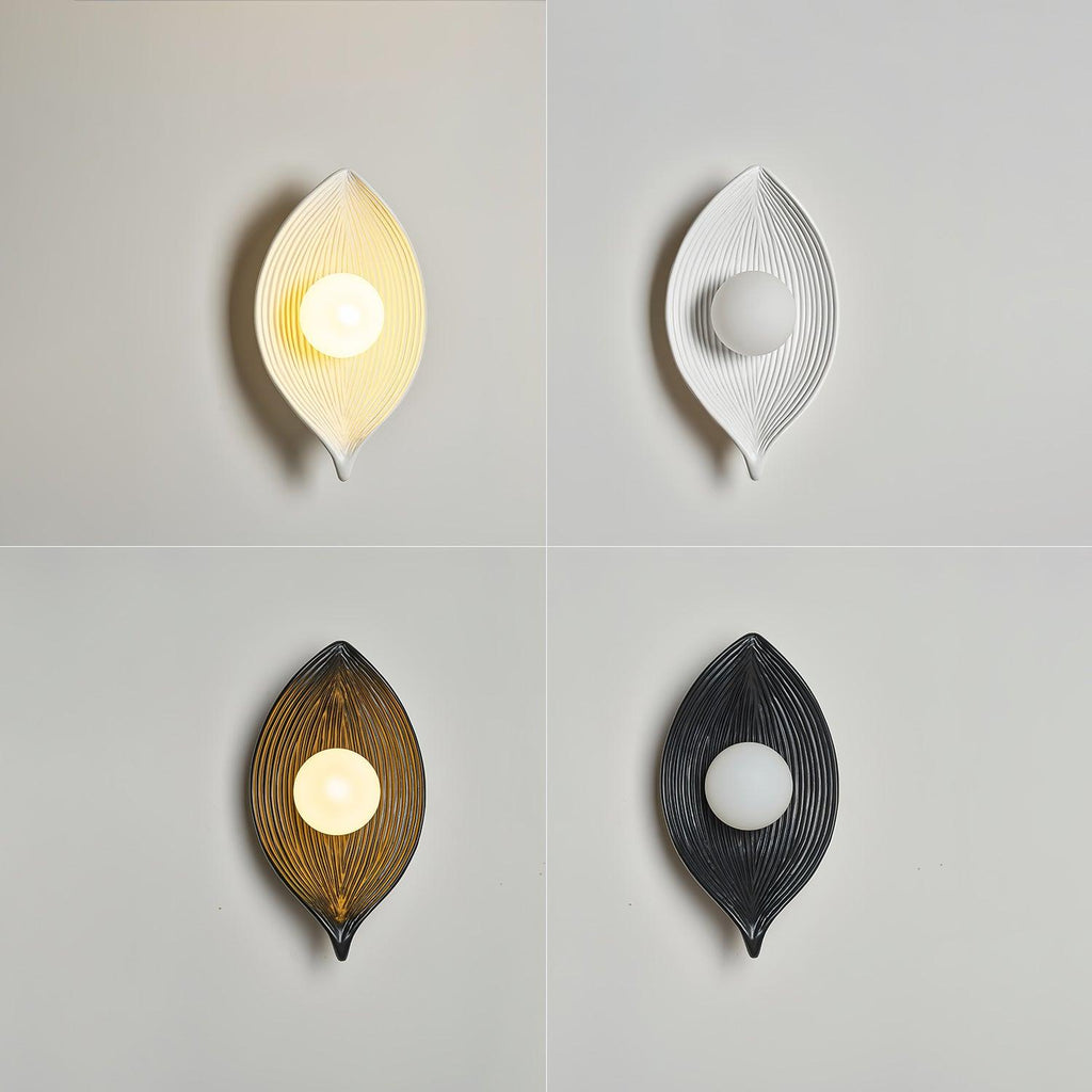 Leaf Canoe Wall-mounted Lamp Wall Light, Hardwired Wall Sconce, detail 19