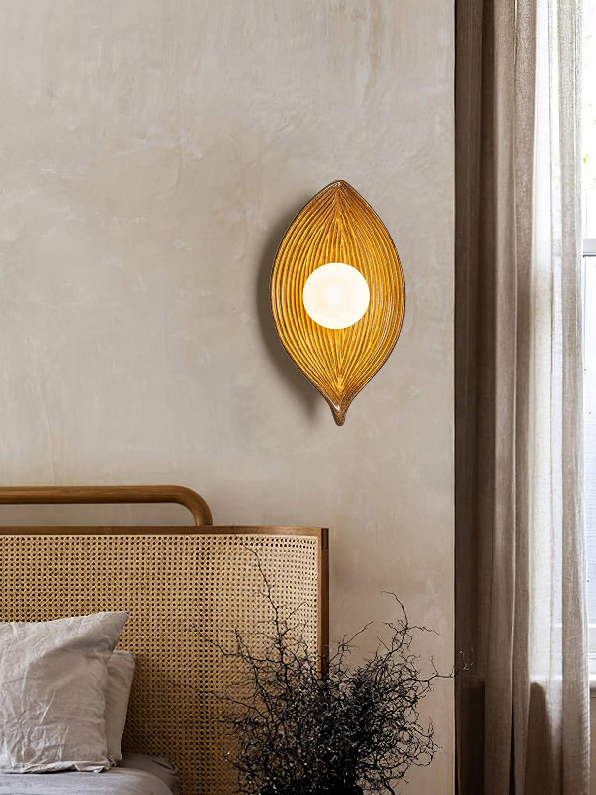 Leaf Canoe Wall-mounted Lamp Wall Light, Hardwired Wall Sconce, detail 23