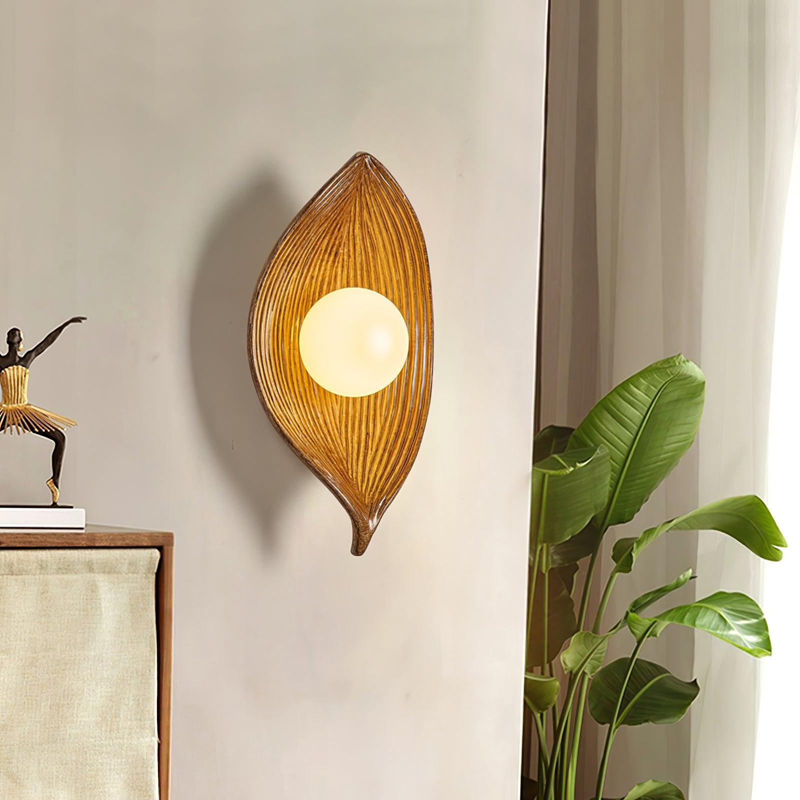 Leaf Canoe Wall-mounted Lamp Wall Light, Hardwired Wall Sconce, detail 4