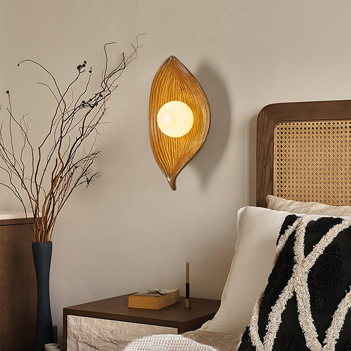 Leaf Canoe Wall-mounted Lamp Wall Light, Hardwired Wall Sconce, detail 31