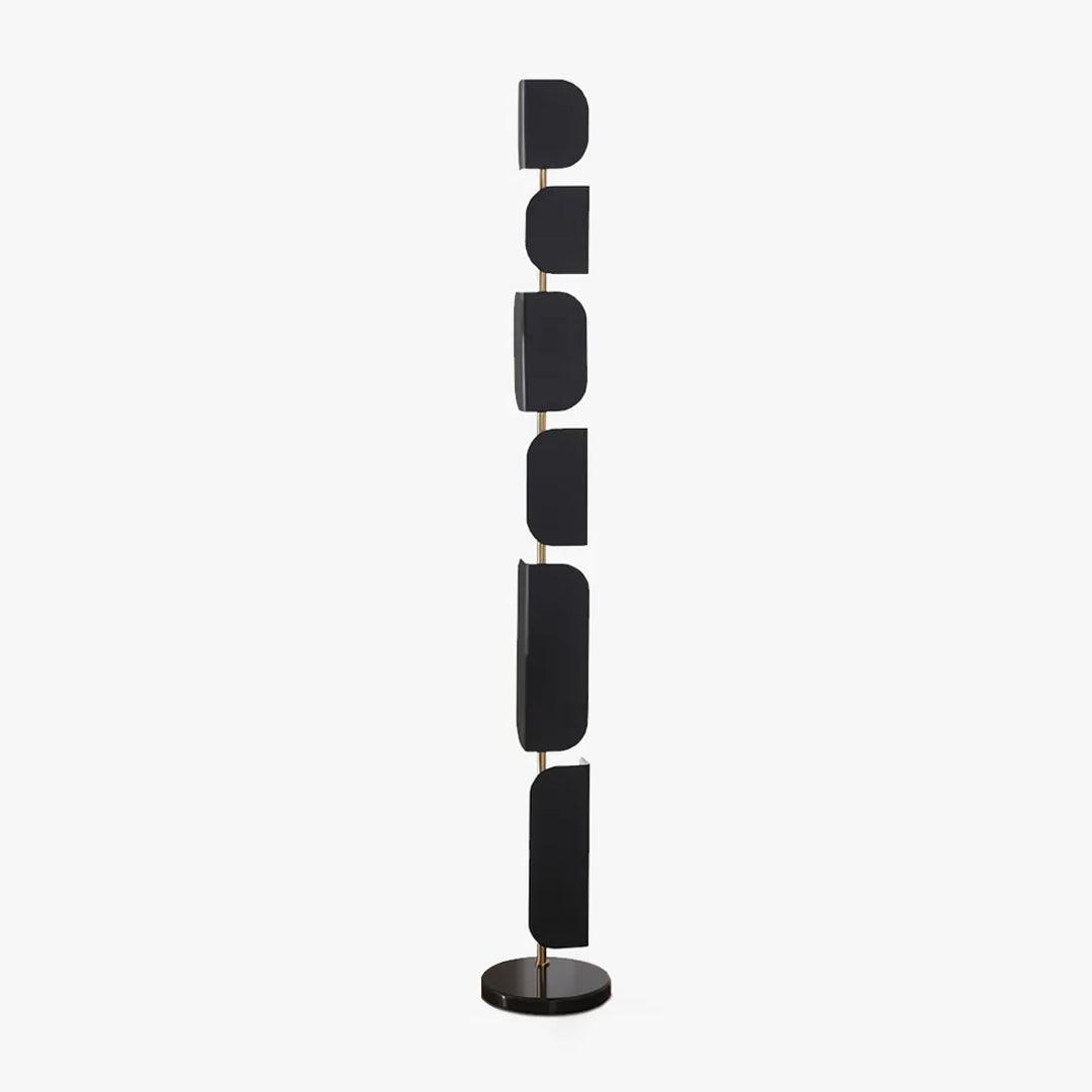 Leagan Floor Light, Floor Lamp, Metal, ∅ 11.8″ x H 68.1″
