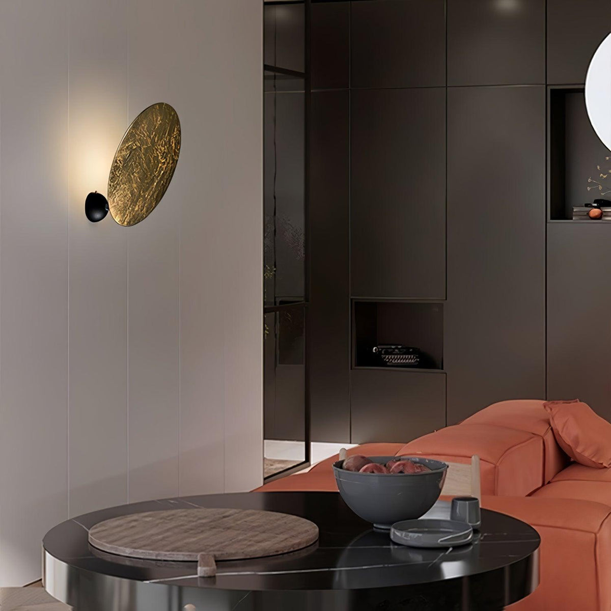 Giorgio W1 Wall Light, Hardwired Wall Sconce, detail 6