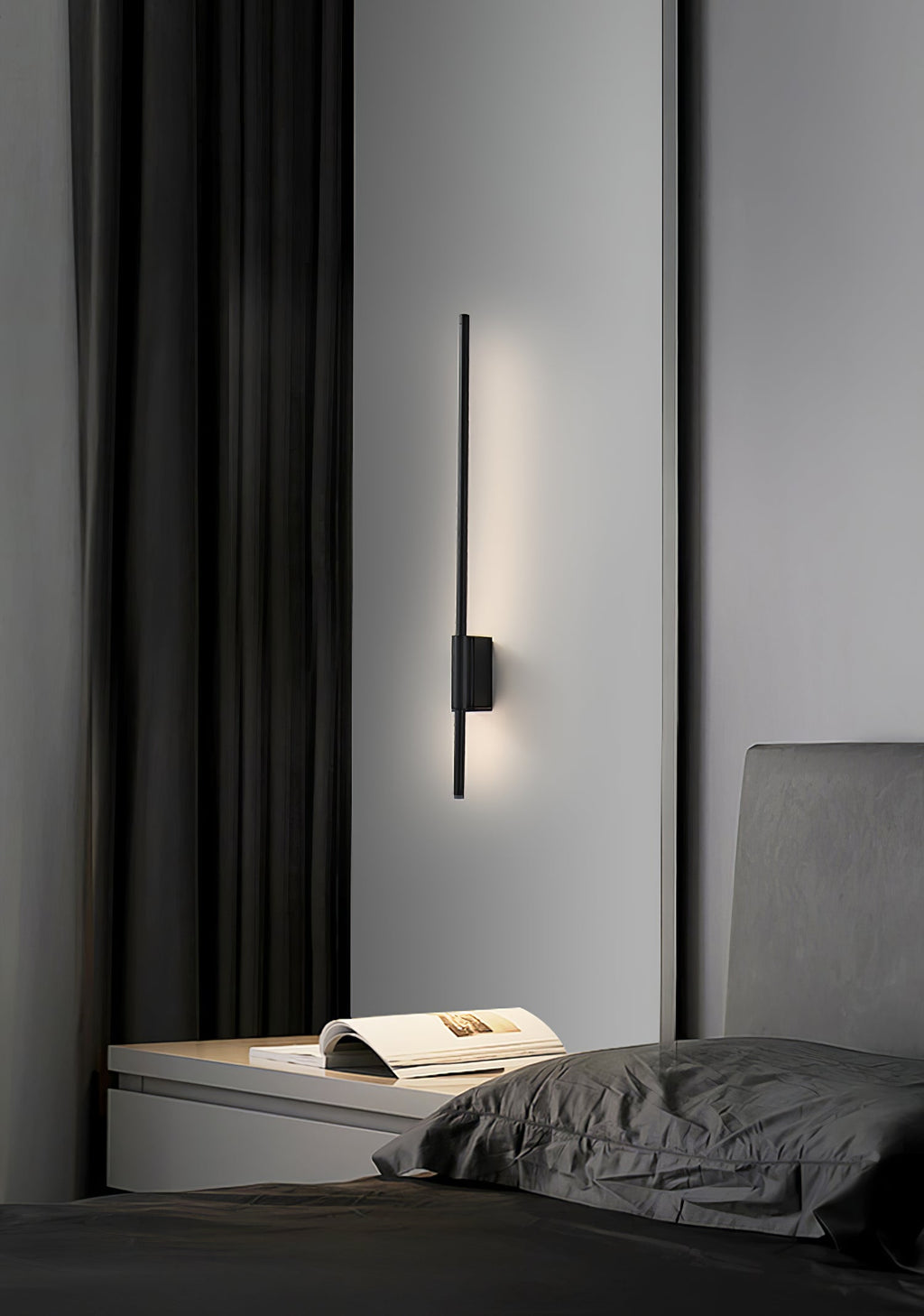 Leon Linear Lamp bracket Wall Light, Hardwired Wall Sconce, detail 7