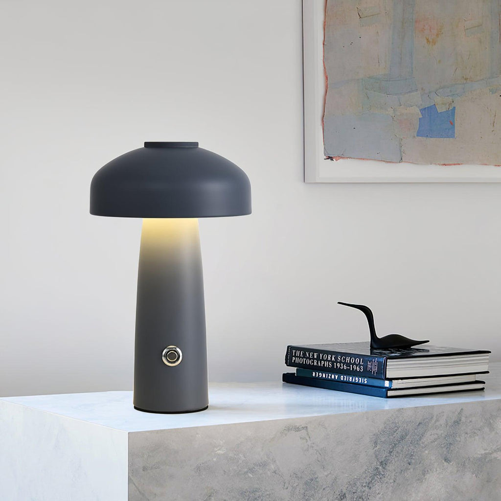 Leon Mushroom Built-in Battery Table Light, Bedside Table Lamp, detail 2
