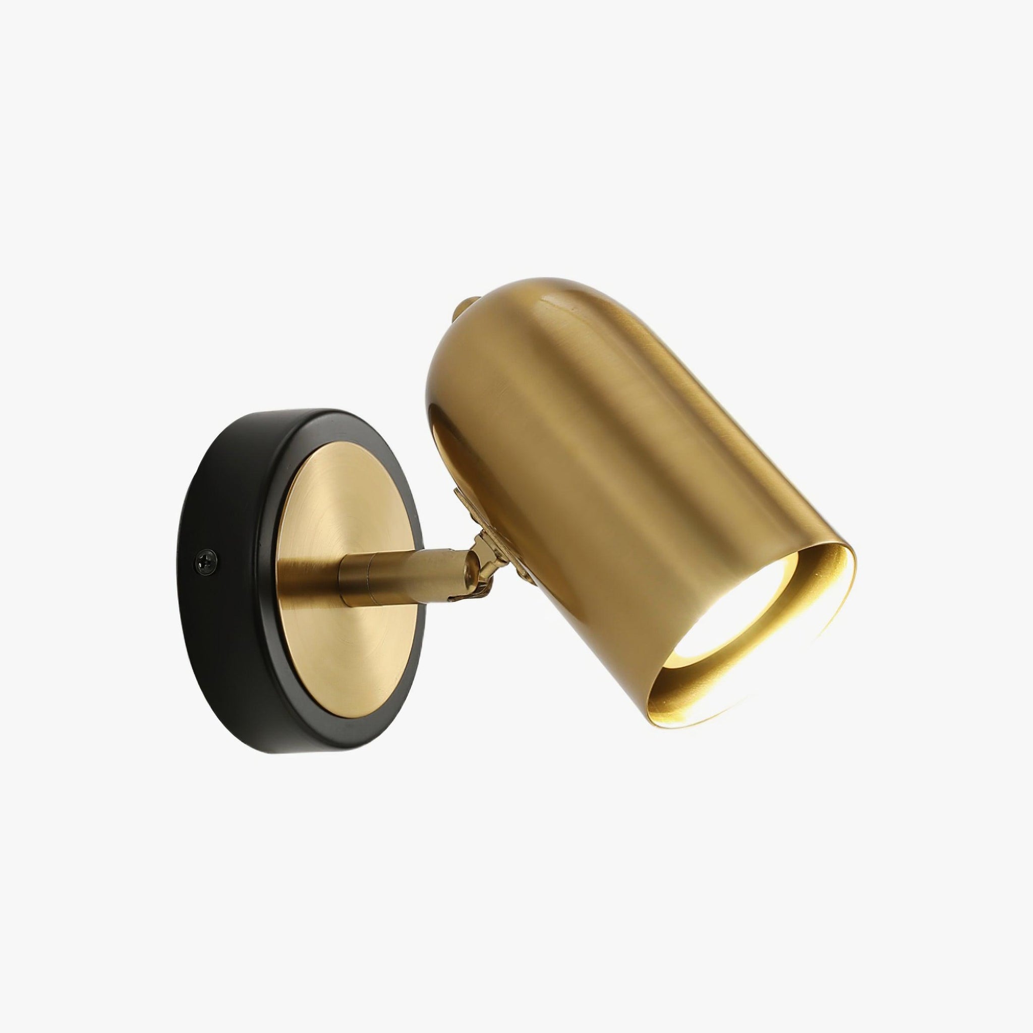 Leonardo Gold Wall Light, Bedroom Wall Sconce, Iron, Dia 7.5cm x H 14cm