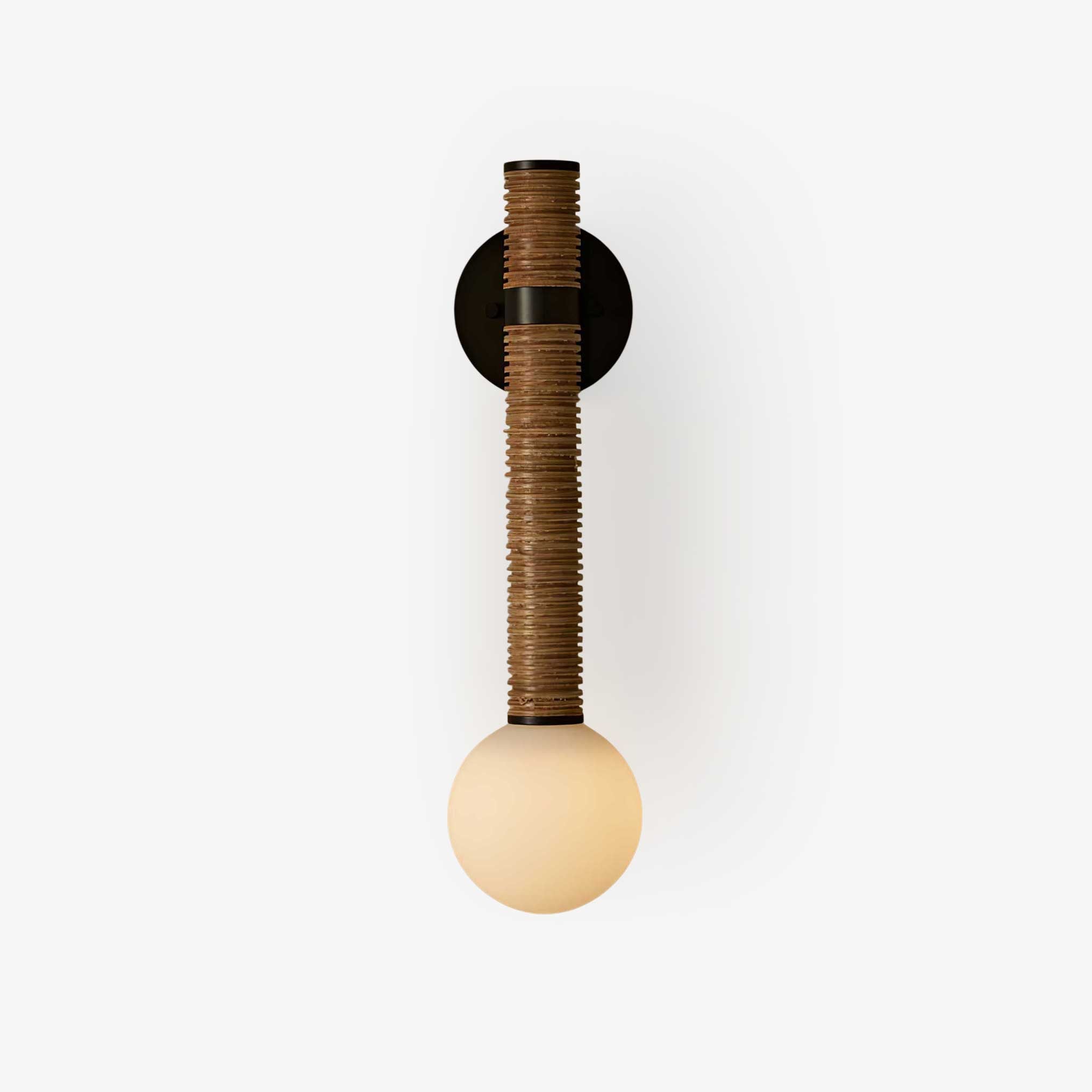 Lestro Wall Light, Hardwired Wall Sconce, Metal, Dia 12cm x H 49cm
