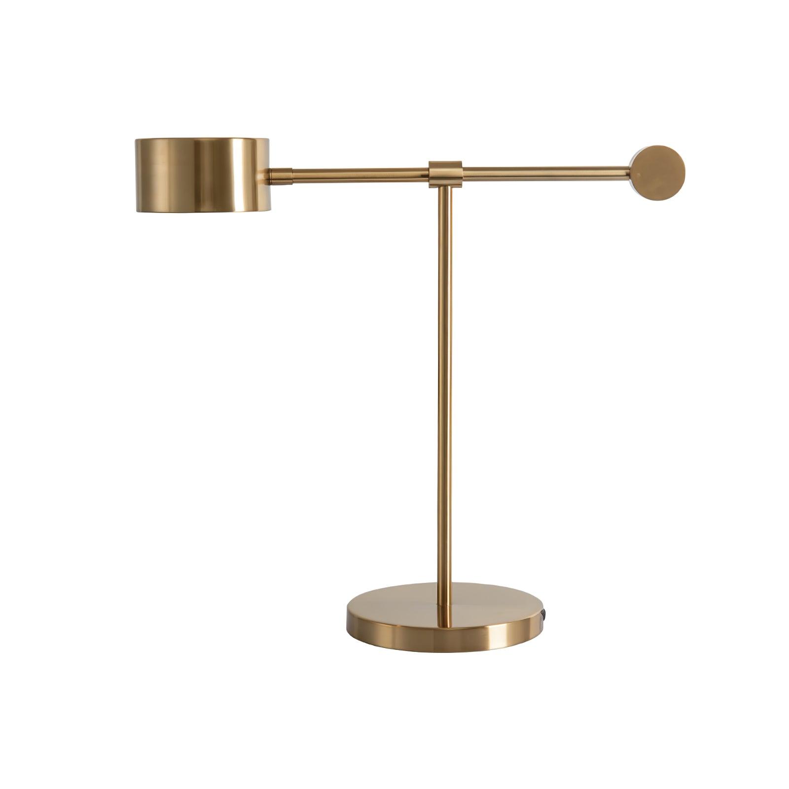 Lever Office Table Lamp, Bedside Table Lamp, Metal, L 19.7″ x H 16.9″