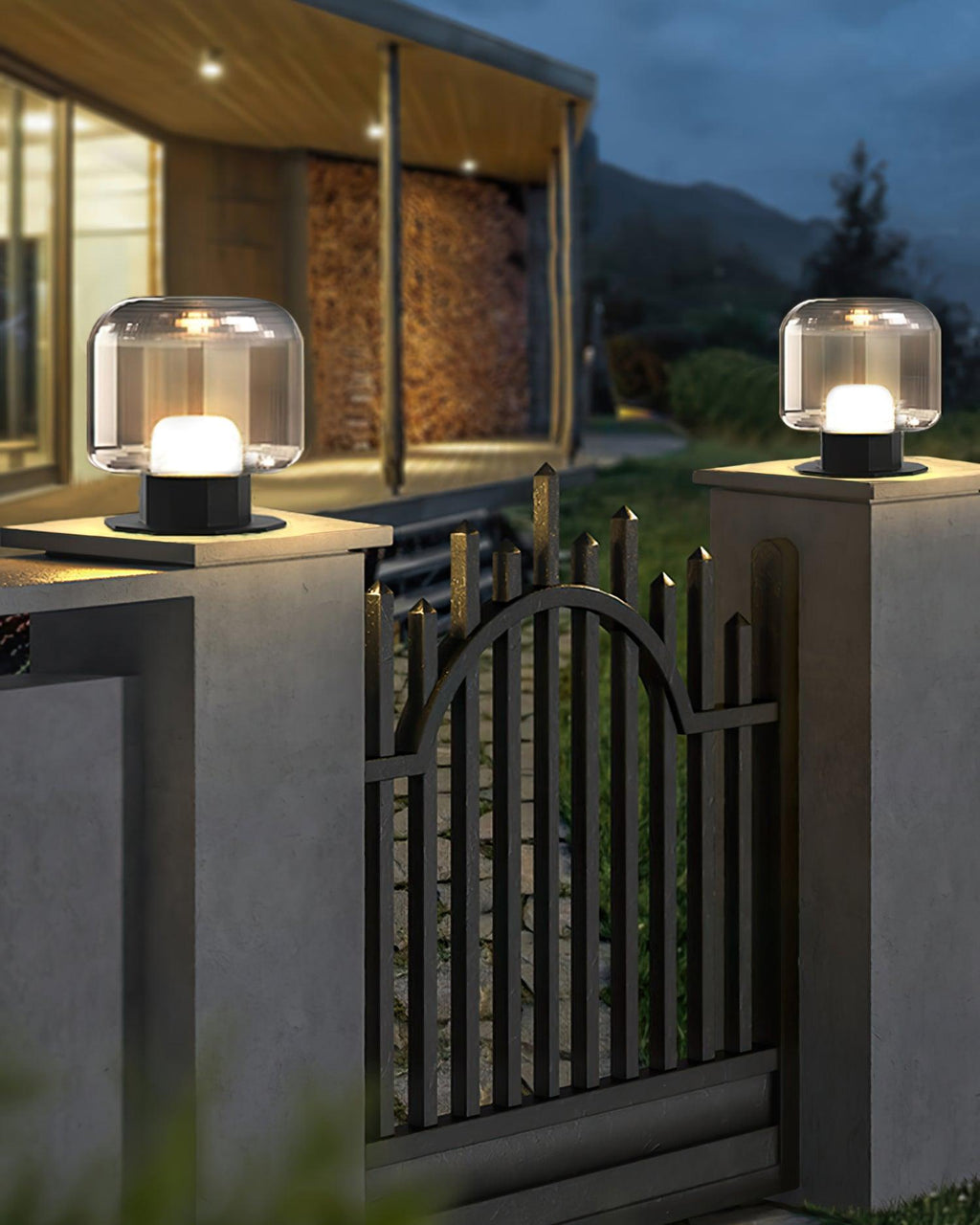 Lewis Exterior Table Light, Outdoor Wall Light, detail 4