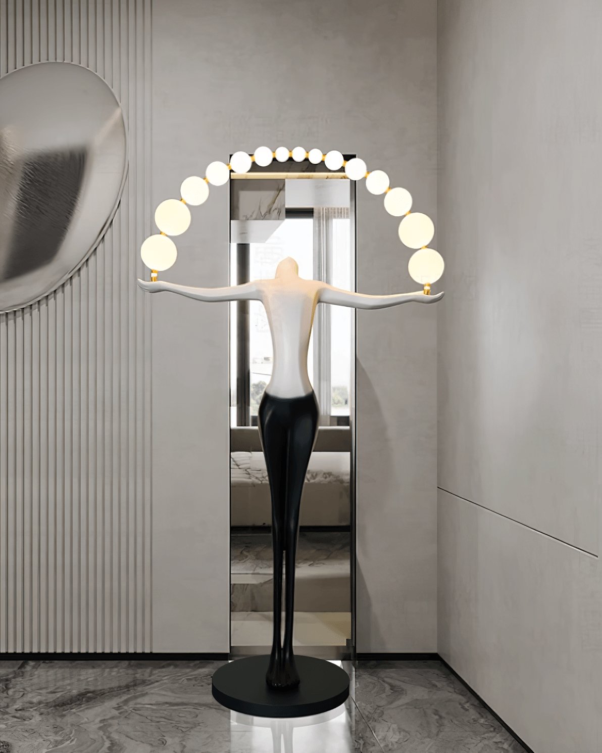 Statue of Liberty Floor Light, Floor Lamp, detail 4