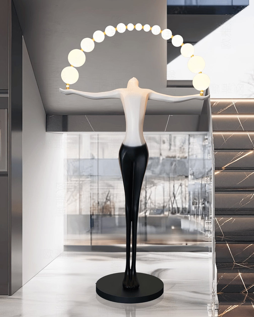 Statue of Liberty Floor Light, Floor Lamp, detail 5