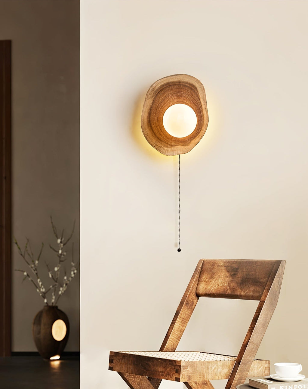 Ligna Wall Light, Hardwired Wall Sconce, detail 4