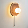 Ligna Wall Light, Hardwired Wall Sconce, Wood, Dia 23cm x H 28cm