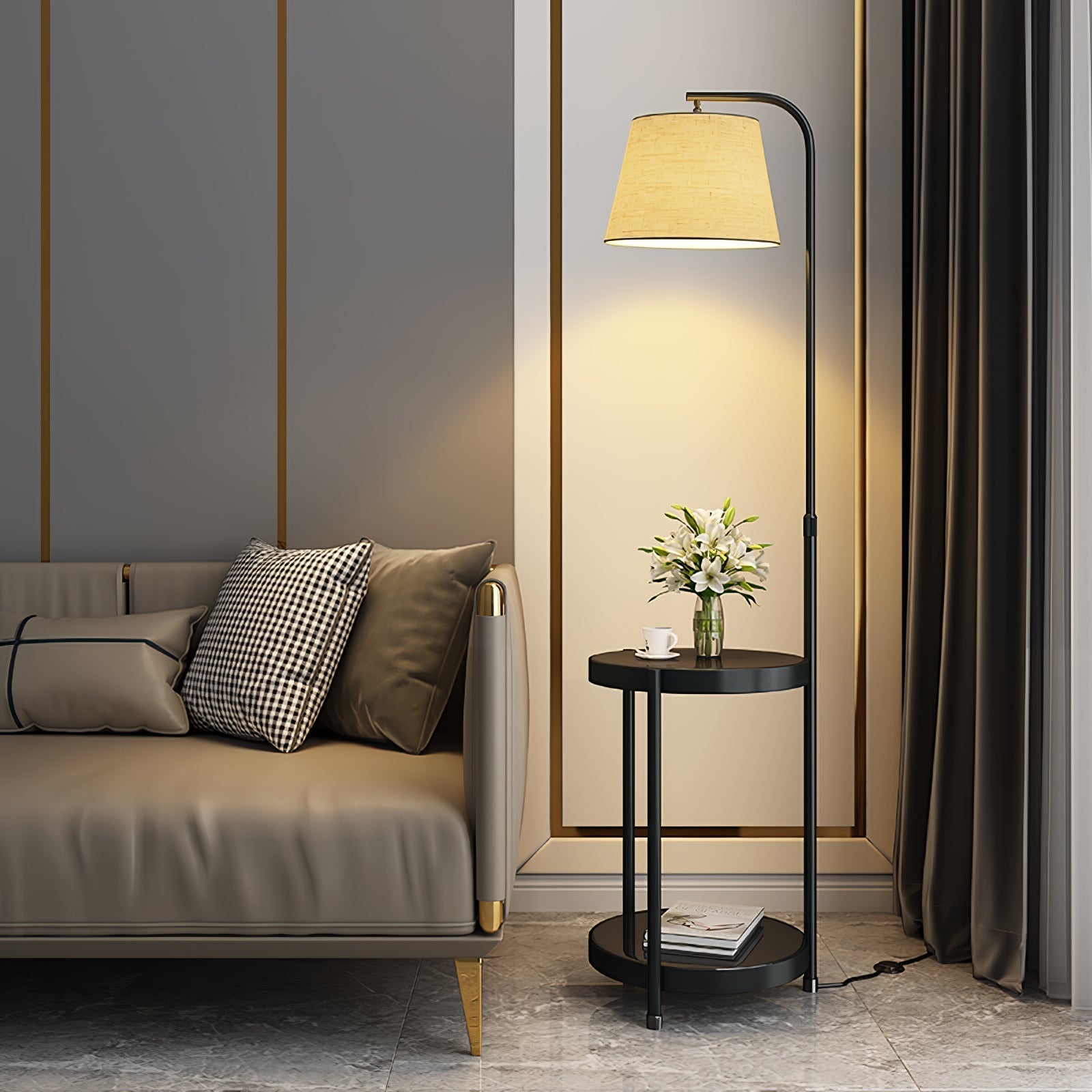 Lilah Floor Light, Floor Lamp, detail 11