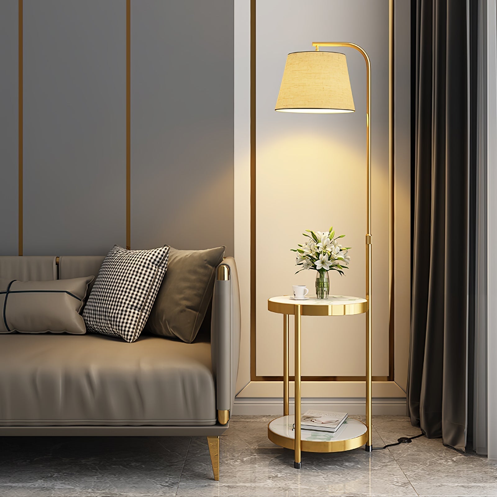 Lilah Floor Light, Floor Lamp, detail 12