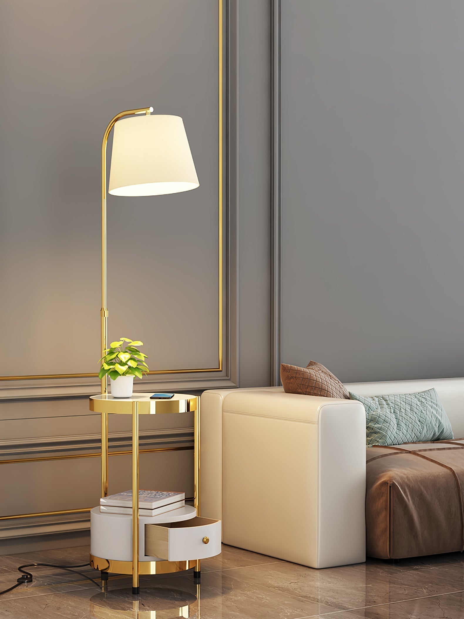 Lilah Floor Light, Floor Lamp, detail 4