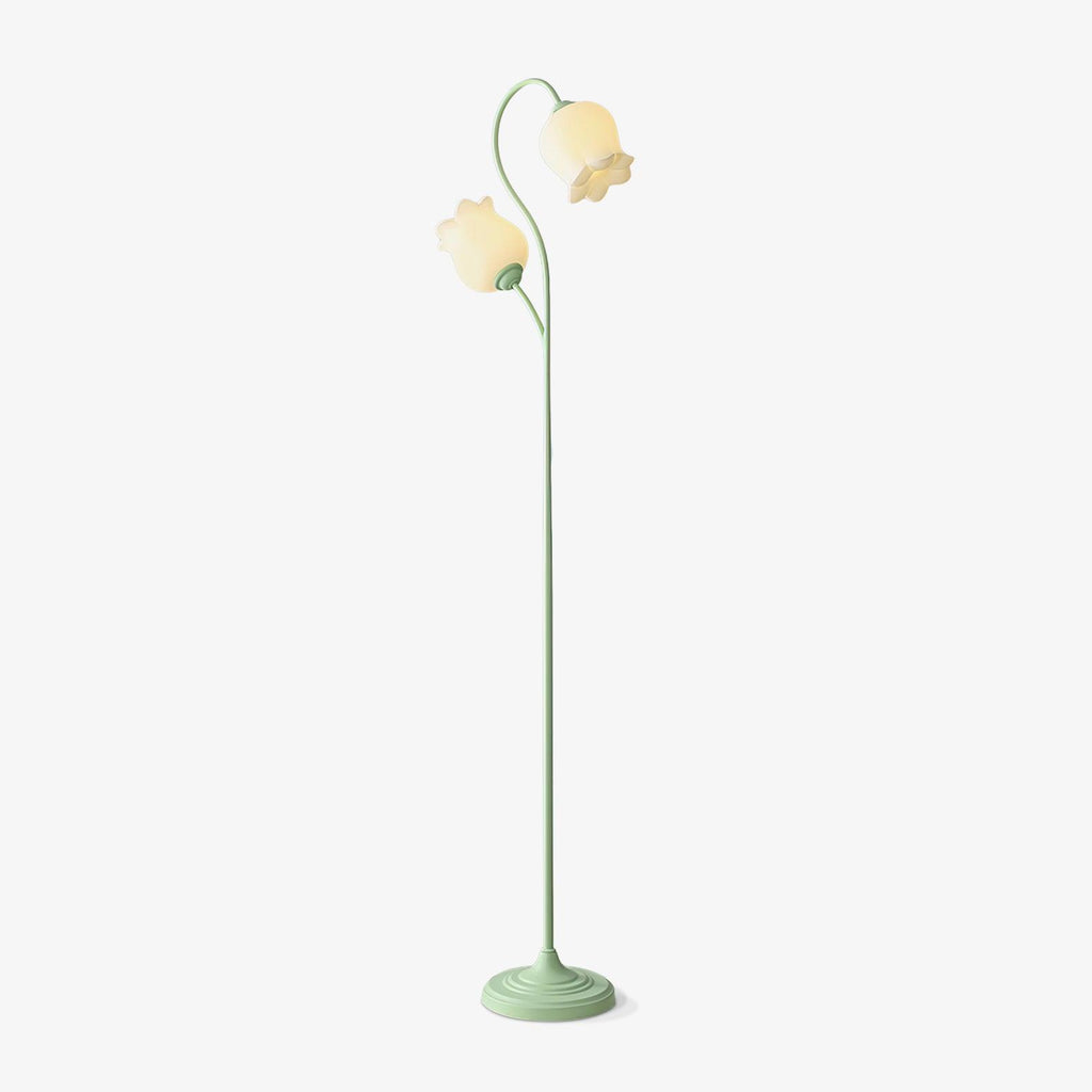 Lilium Floor Light, Floor Lamp, Metal, ∅ 16.5″ x H 63″