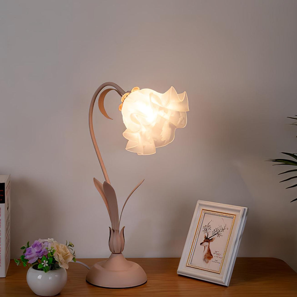 Lily of the Valley Table Light, Bedside Table Lamp, detail 11