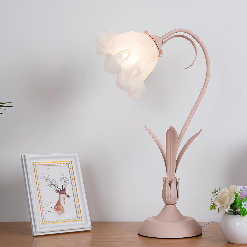 Lily of the Valley Table Light, Bedside Table Lamp, detail 12