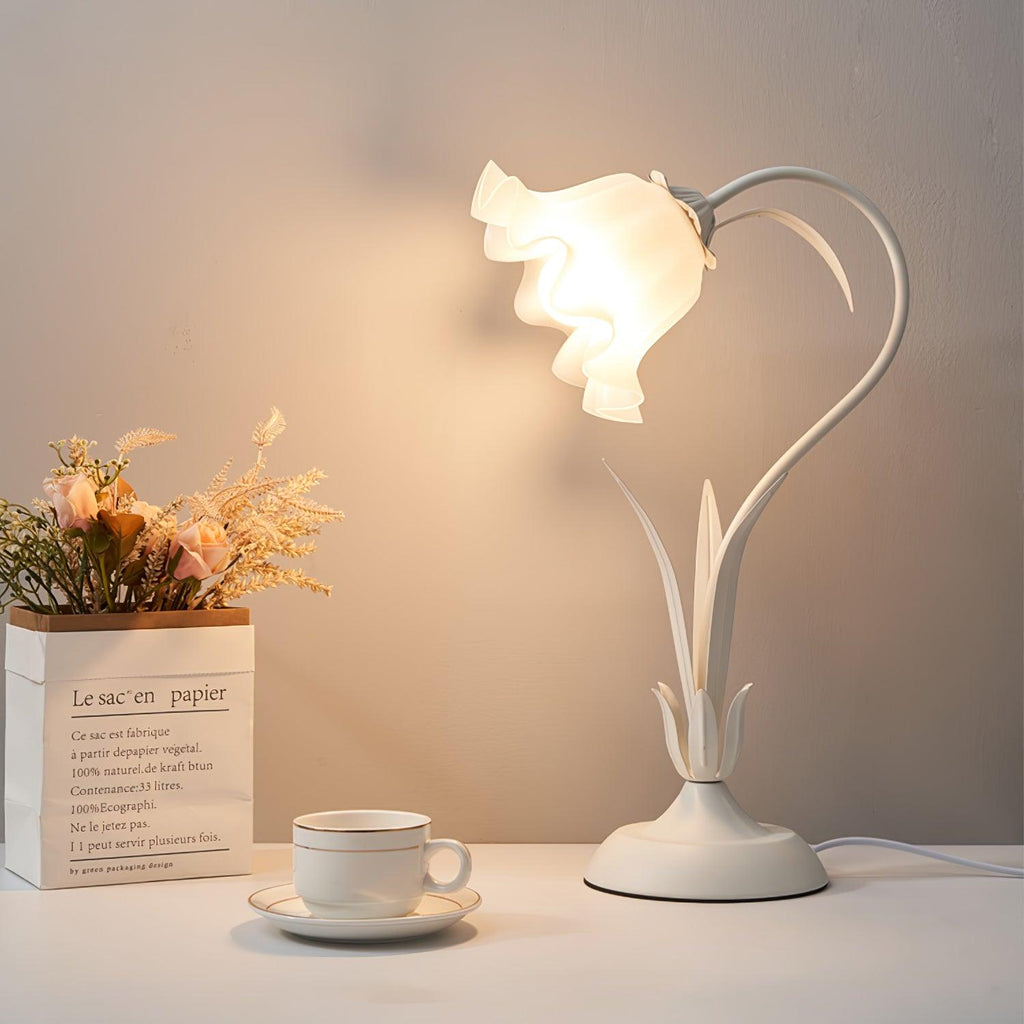 Lily of the Valley Table Light, Bedside Table Lamp, detail 4