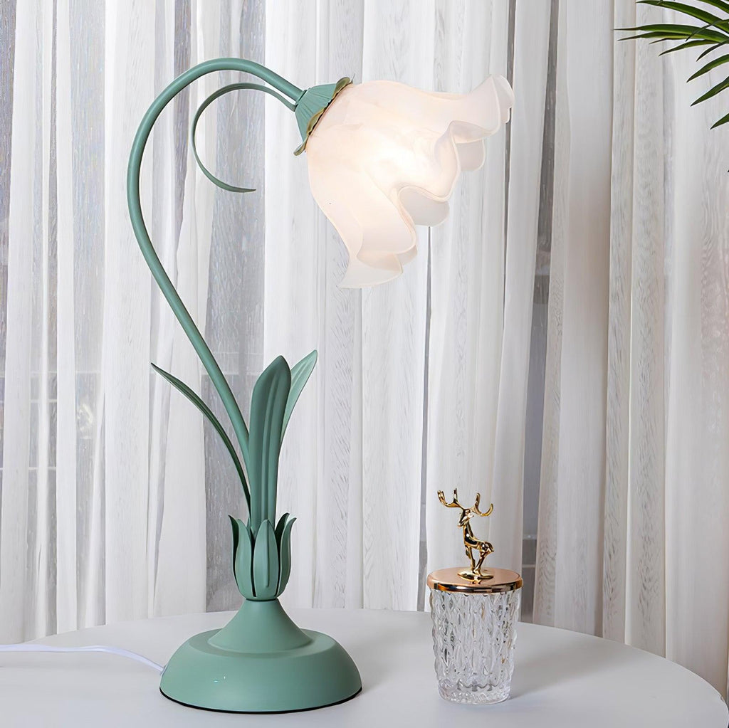 Lily of the Valley Table Light, Bedside Table Lamp, detail 3