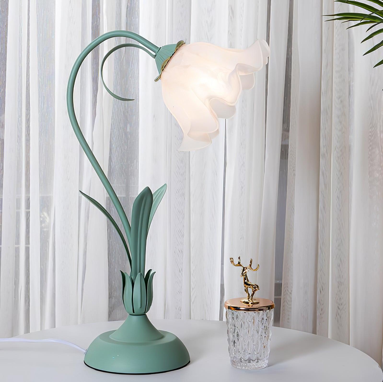 Lily of the Valley Table Light, Bedside Table Lamp, detail 3