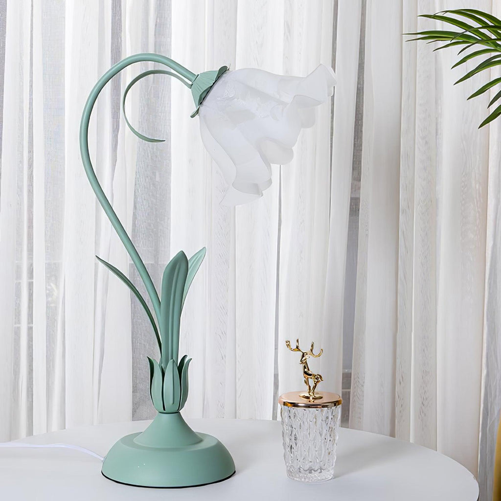 Lily of the Valley Table Light, Bedside Table Lamp, detail 6