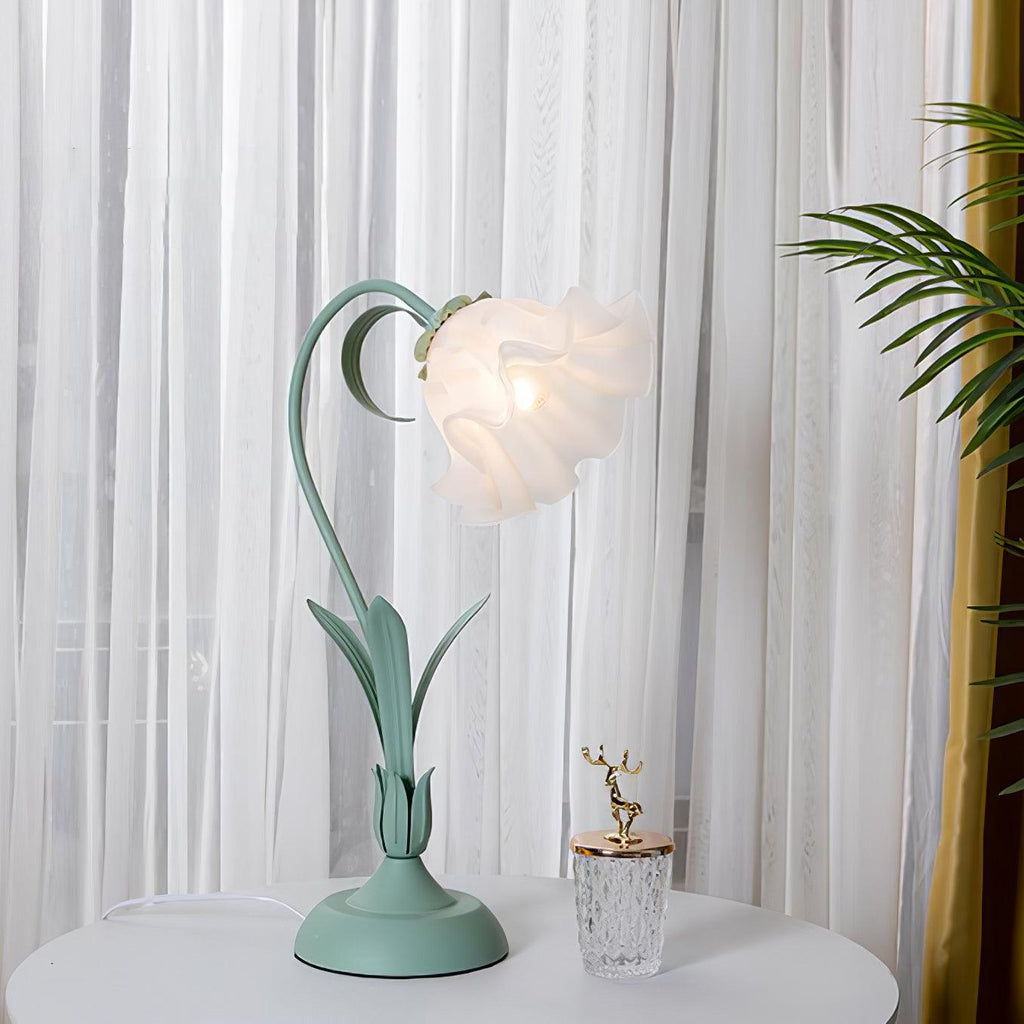 Lily of the Valley Table Light, Bedside Table Lamp, detail 2