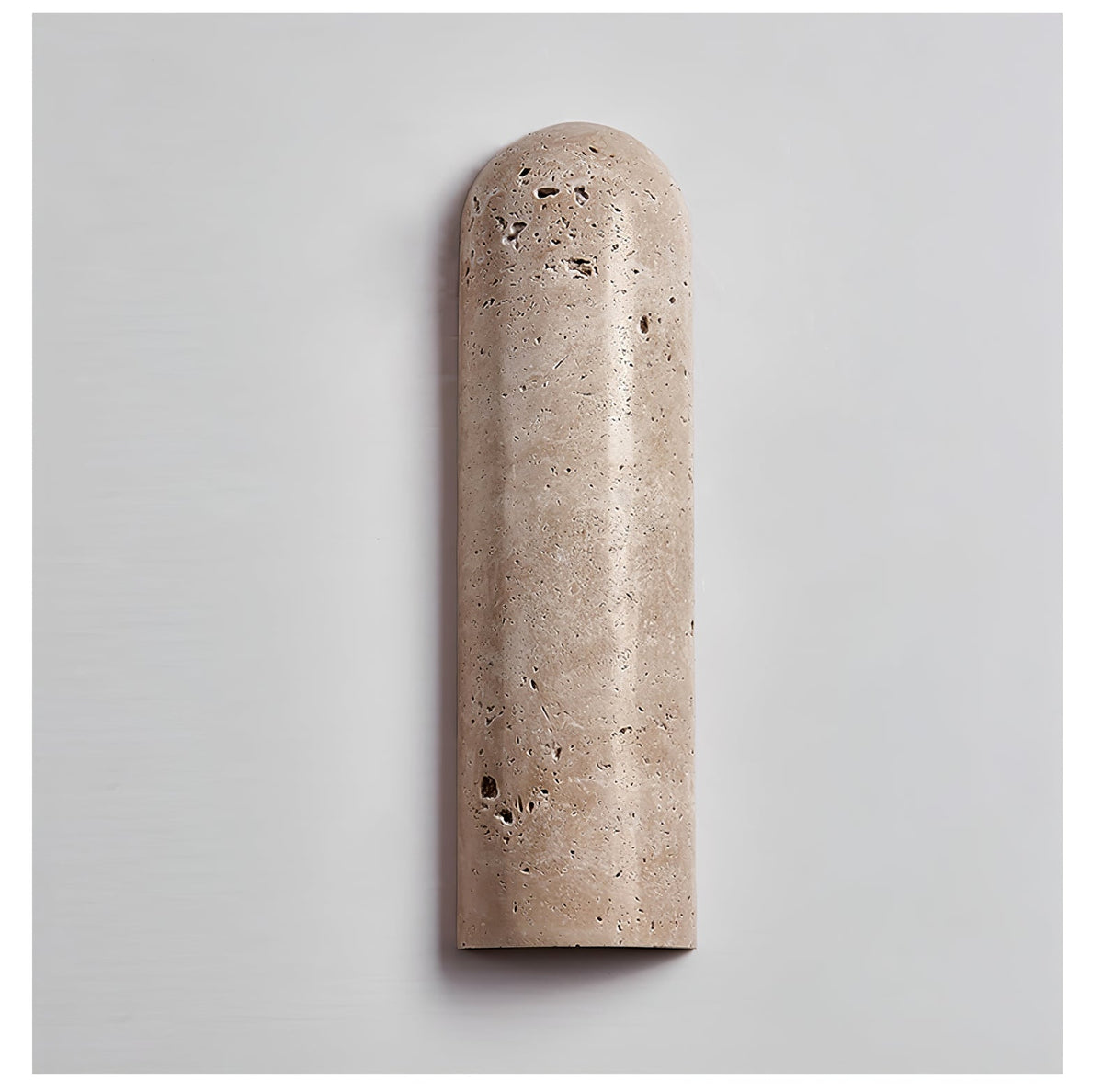 Lina Travertine Wall Light, Hardwired Wall Sconce, detail 12