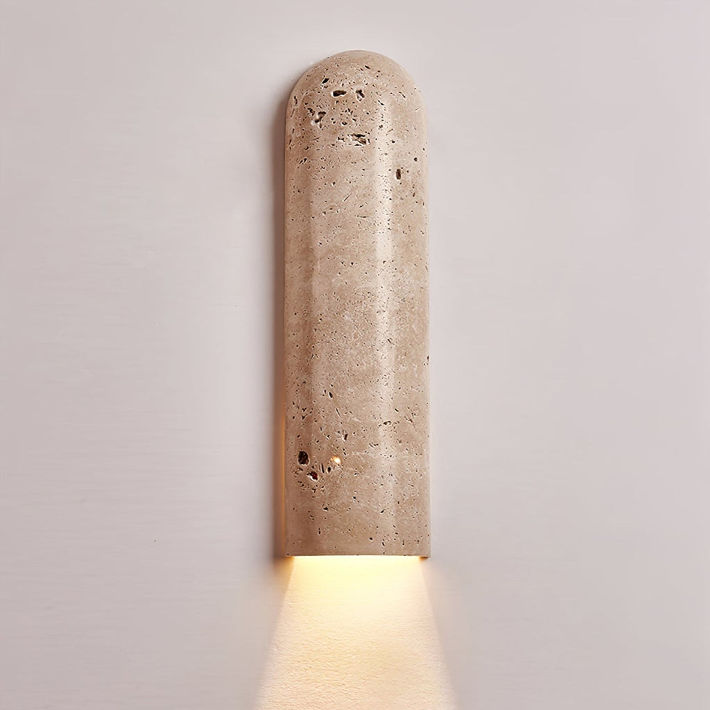 Lina Travertine Wall Light, Hardwired Wall Sconce, detail 10