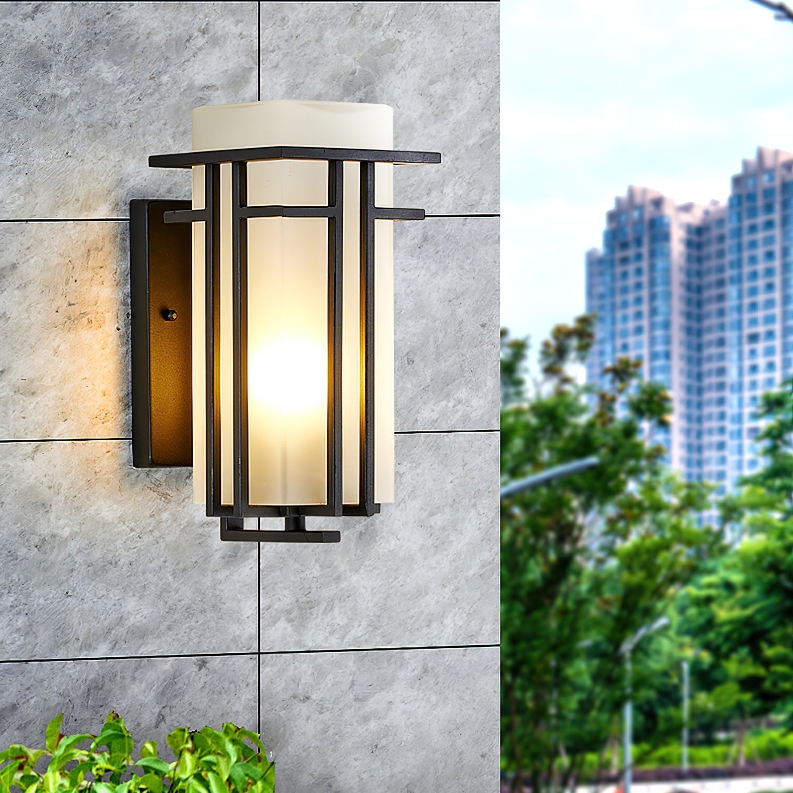 Linden Exterior Wall Light, Outdoor Wall Light, detail 4