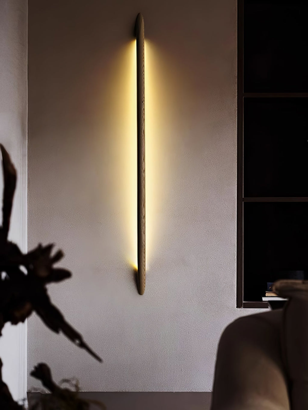 Linea Wood Wall Light, Hardwired Wall Sconce, detail 13