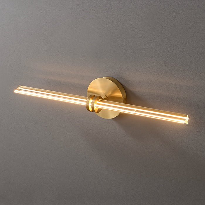 Linear Filament Wall Light, Hardwired Wall Sconce, detail 5