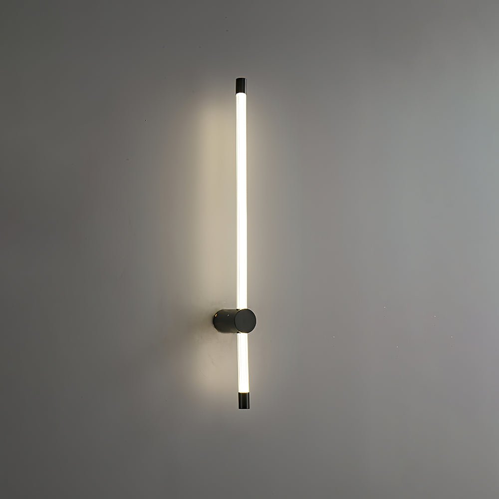 Linear LED Rechargeable Wall Light - ∅ 2.7″ x H 25.6″ Metal, Bedroom Wall Sconce, detail 16