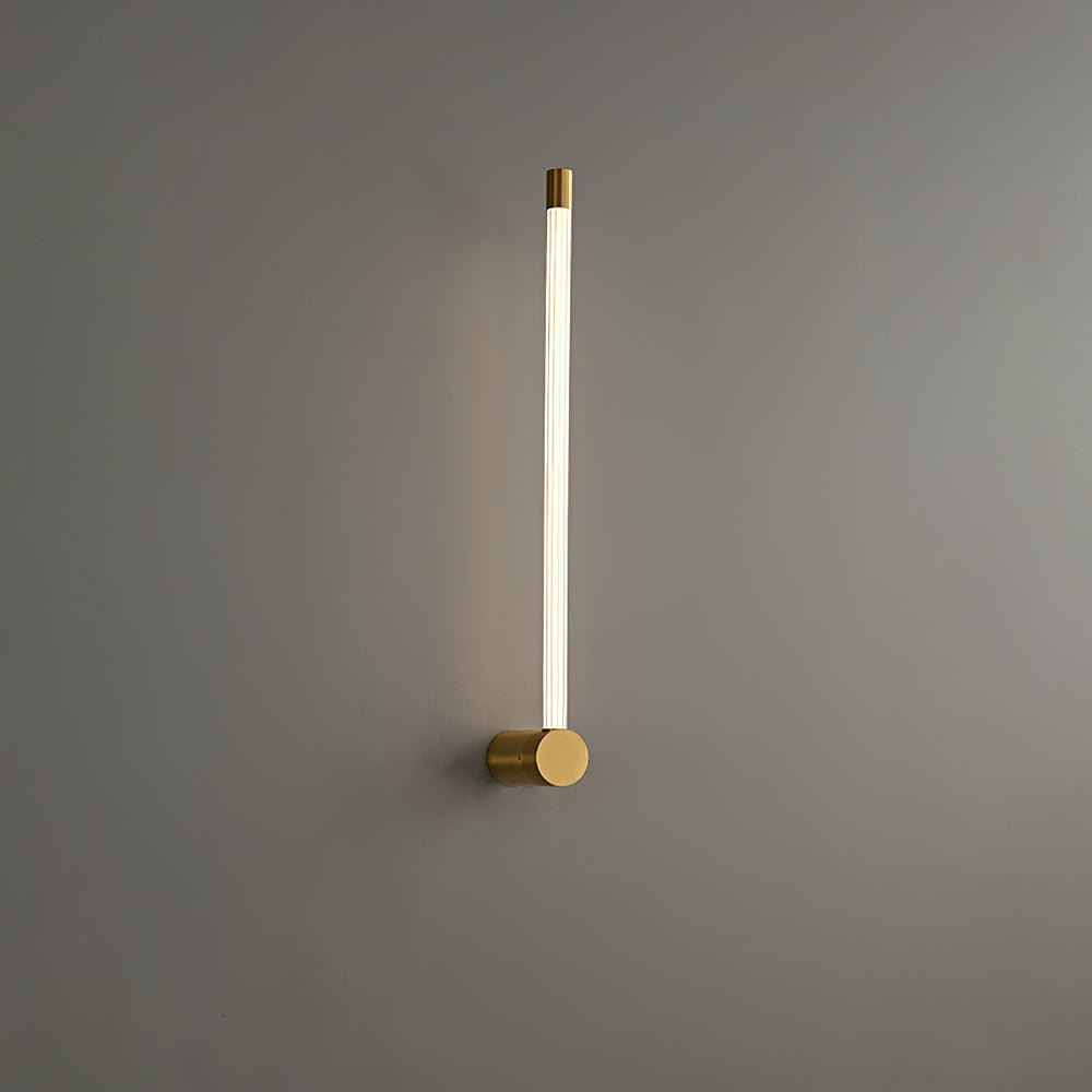 Linear LED Wall-mounted Light Wall Light, Hardwired Wall Sconce, Metal, Dia 6cm x H 65cm