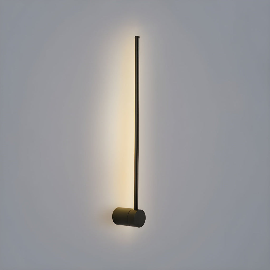 Linear LED Wall Light - Dia 10cm x H 60cm Metal, Hardwired Wall Sconce, detail 18