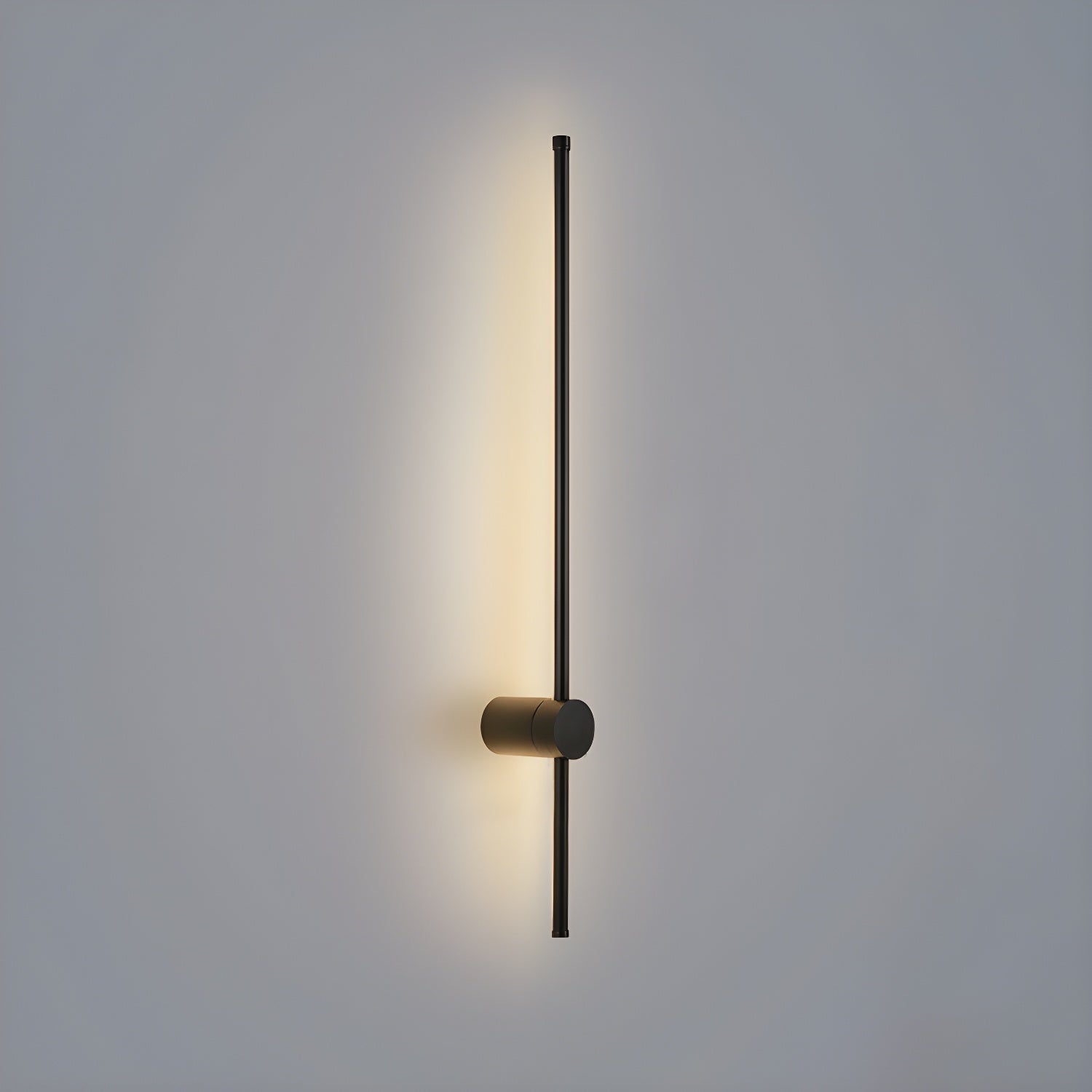 Linear LED Wall Light - Dia 10cm x H 60cm Metal, Hardwired Wall Sconce, detail 19