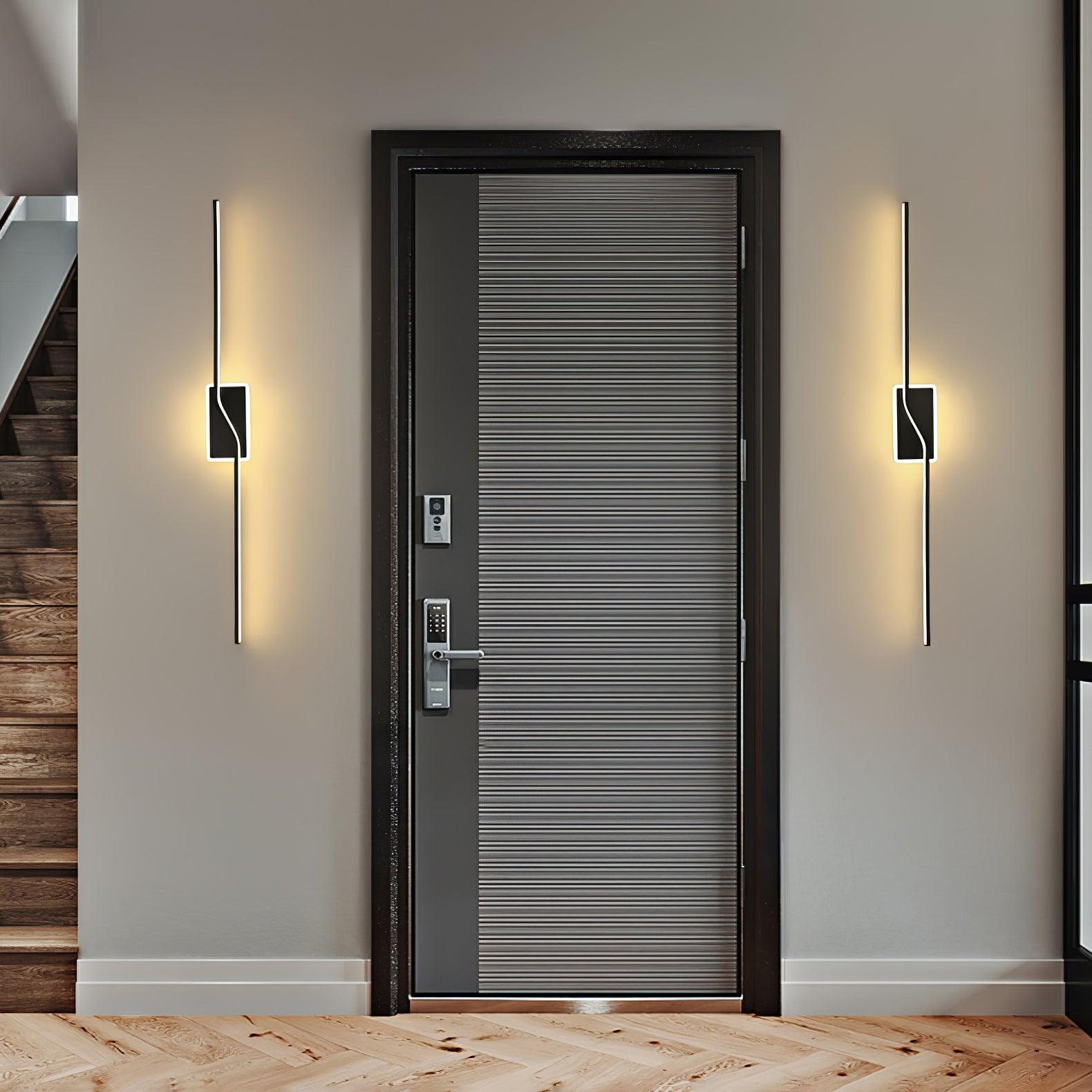 Linear Strip Wall Light, Hardwired Wall Sconce, detail 3