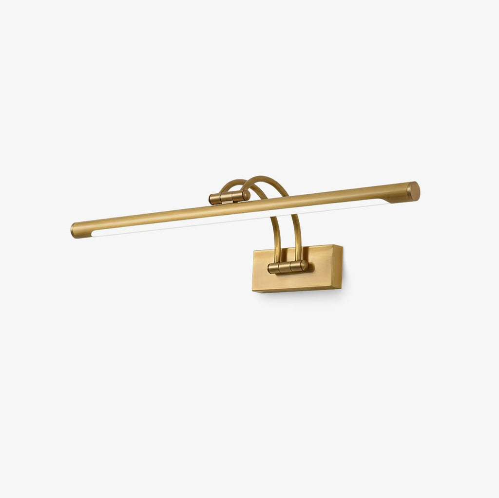 Linear Vanity Wall Fixture - L 17.7″ x H 7.1″ Brass, Bathroom Vanity Light