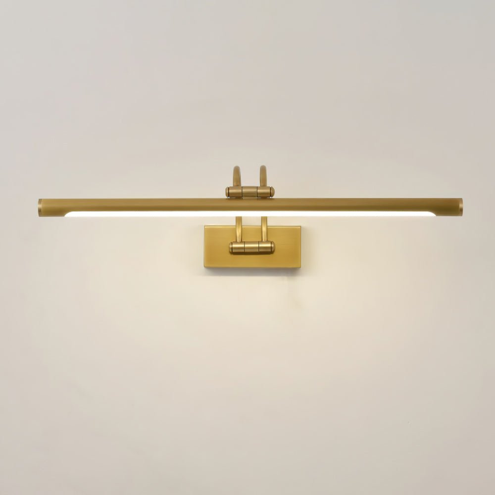 Linear Vanity Wall Fixture - Dia 35cm x H 18cm Brass, Bathroom Vanity Light, detail 6