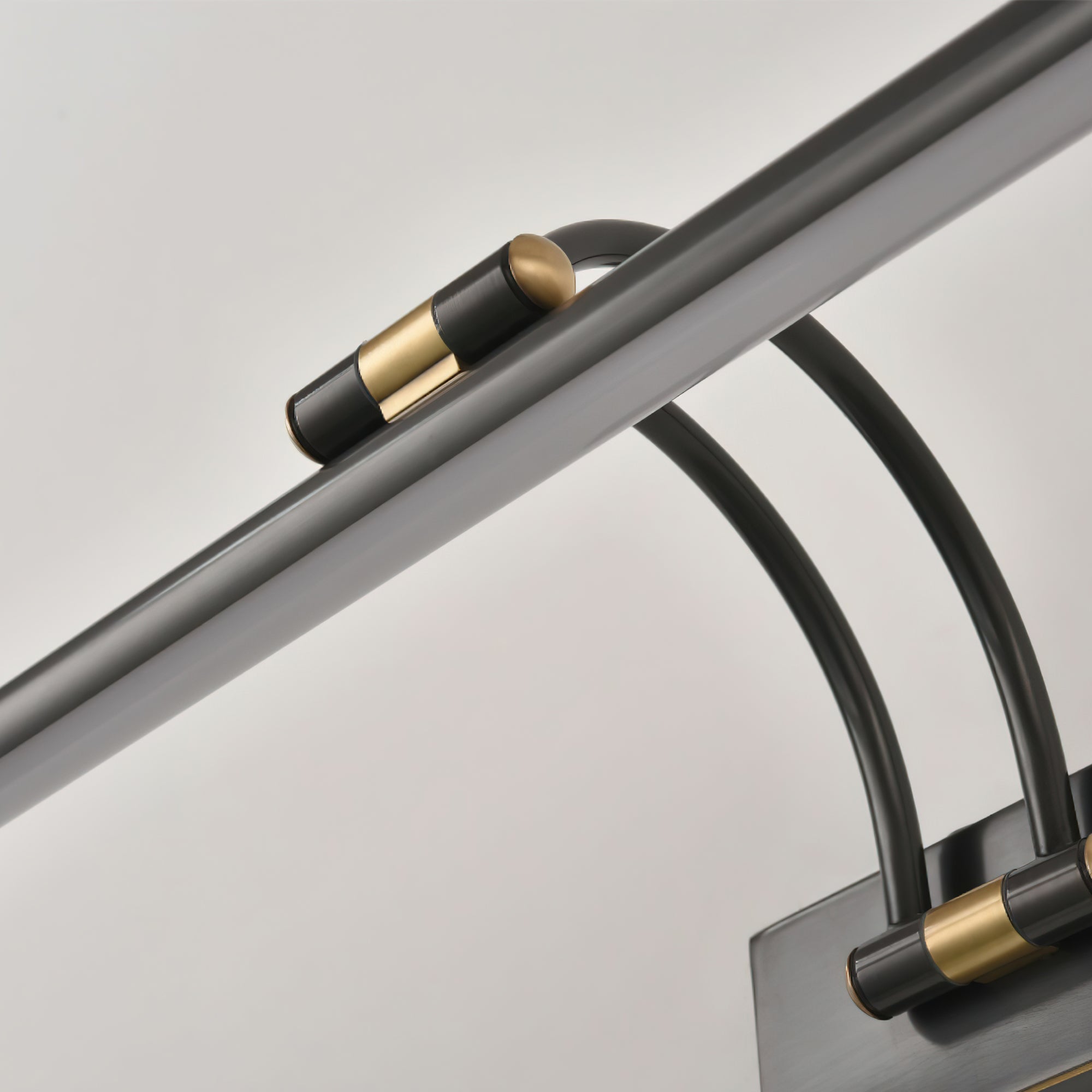 Linear Vanity Wall Fixture - L 17.7″ x H 7.1″ Brass, Bathroom Vanity Light, detail 17