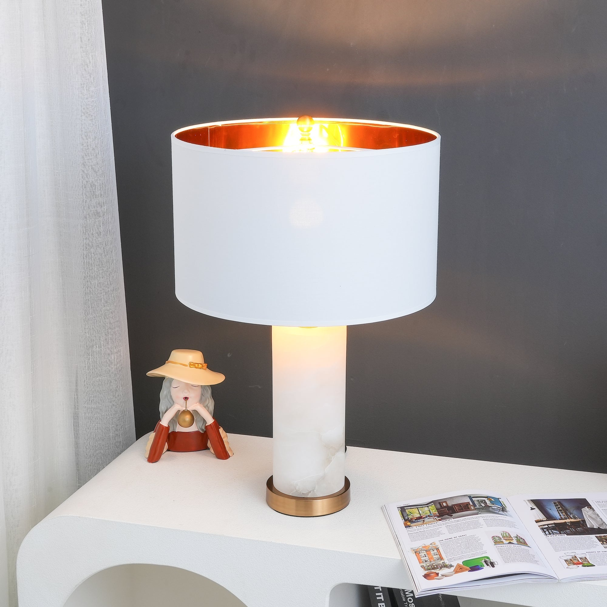 Lineham Table Light, Bedside Table Lamp, detail 2