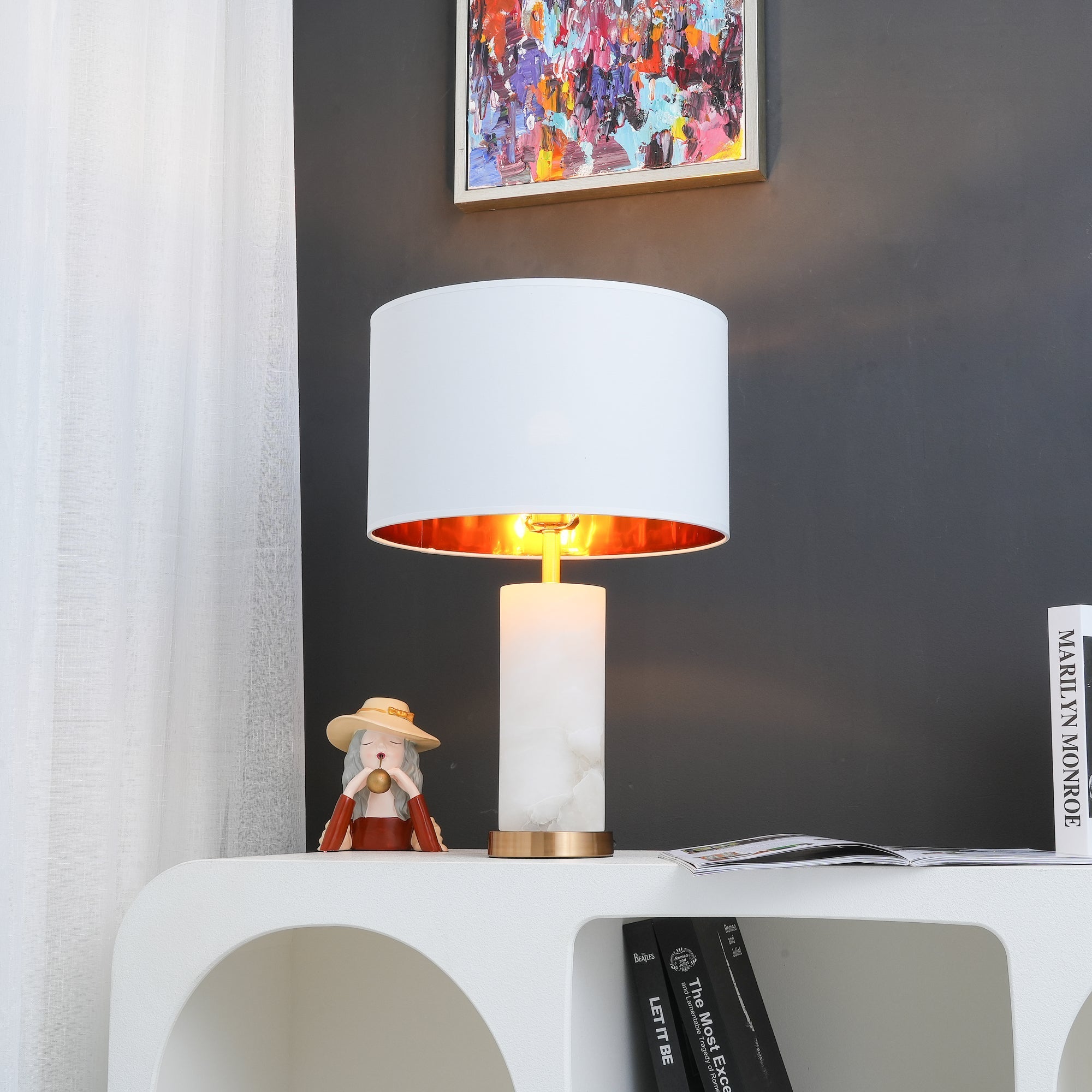 Lineham Table Light, Bedside Table Lamp, detail 3