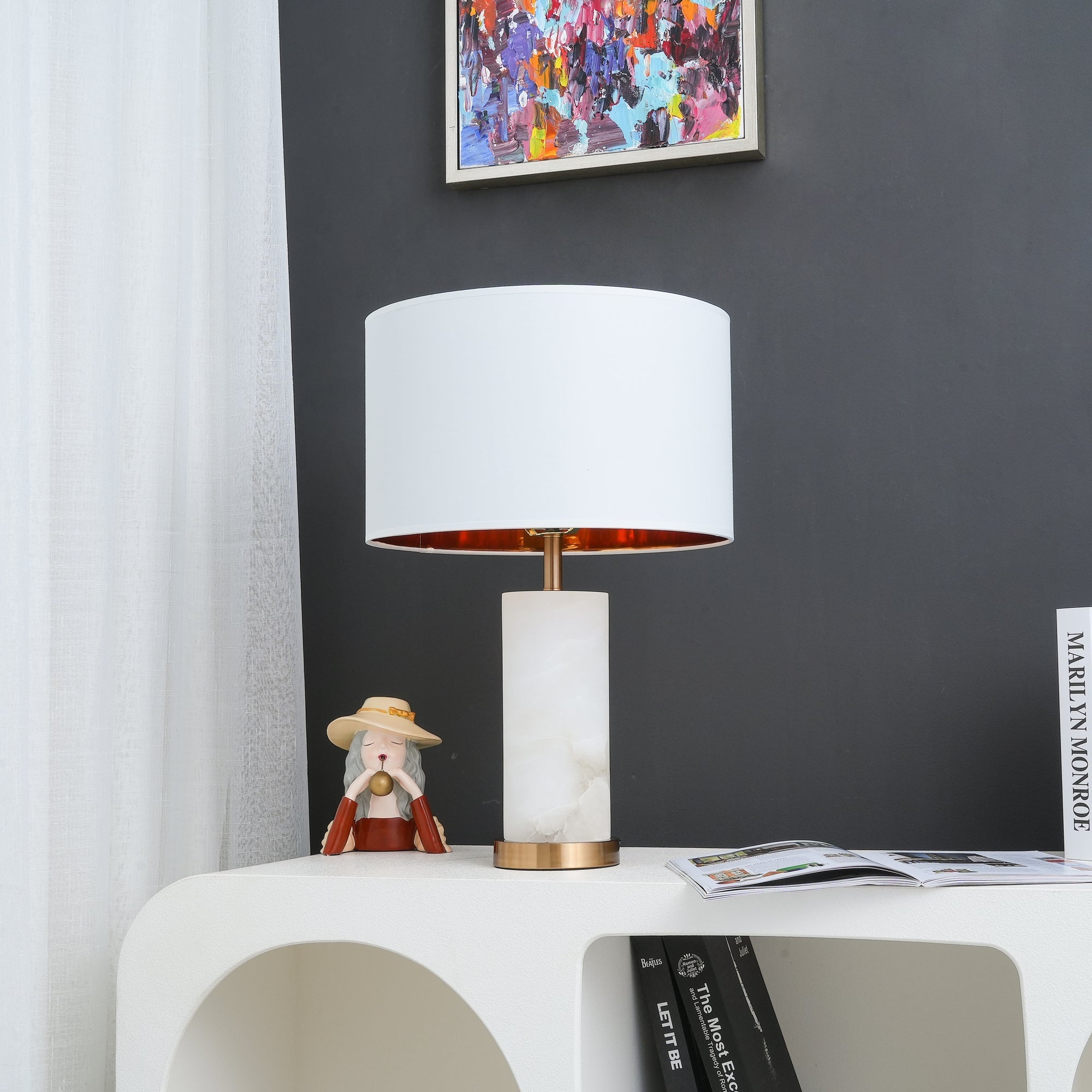 Lineham Table Light, Bedside Table Lamp, detail 5