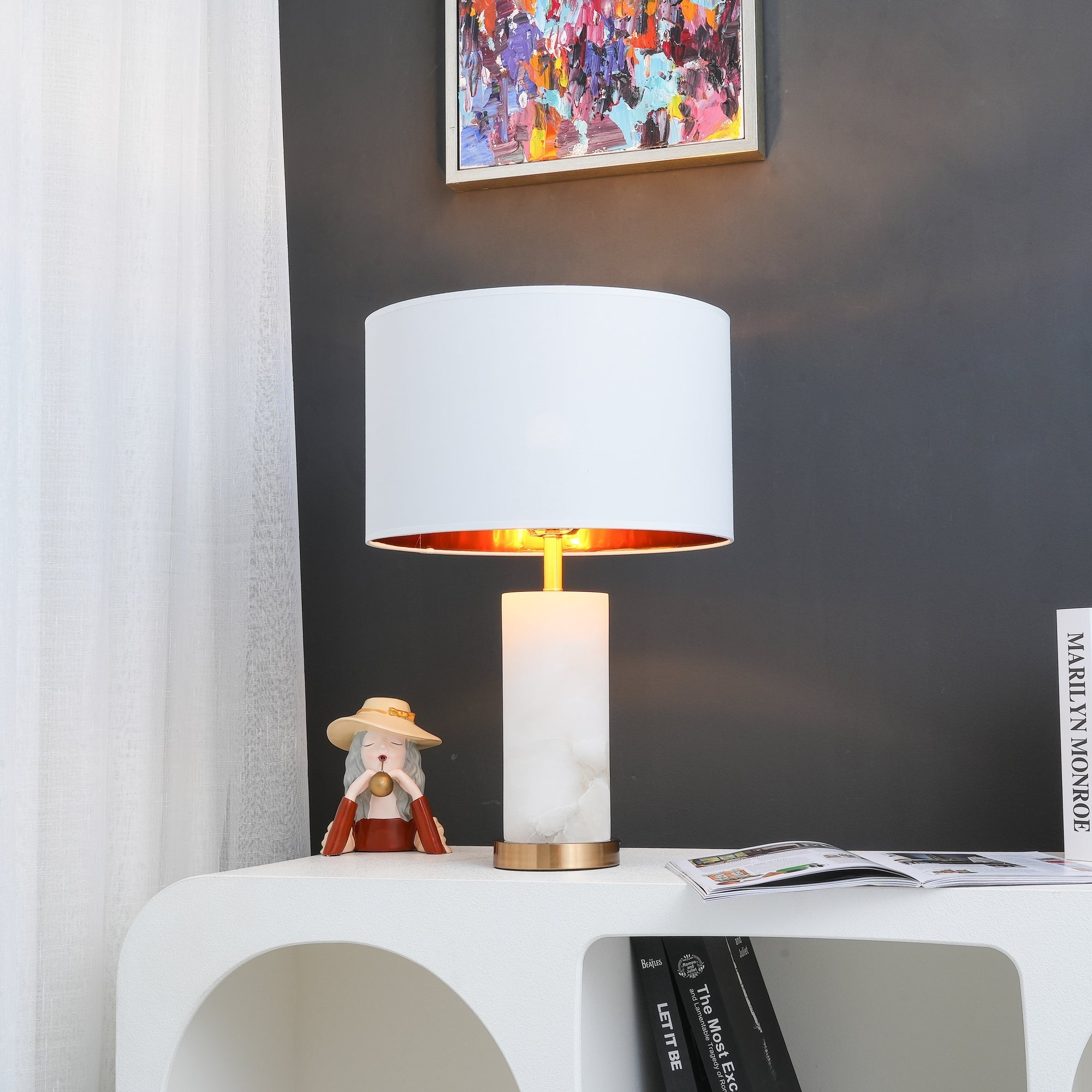 Lineham Table Light, Bedside Table Lamp, detail 6