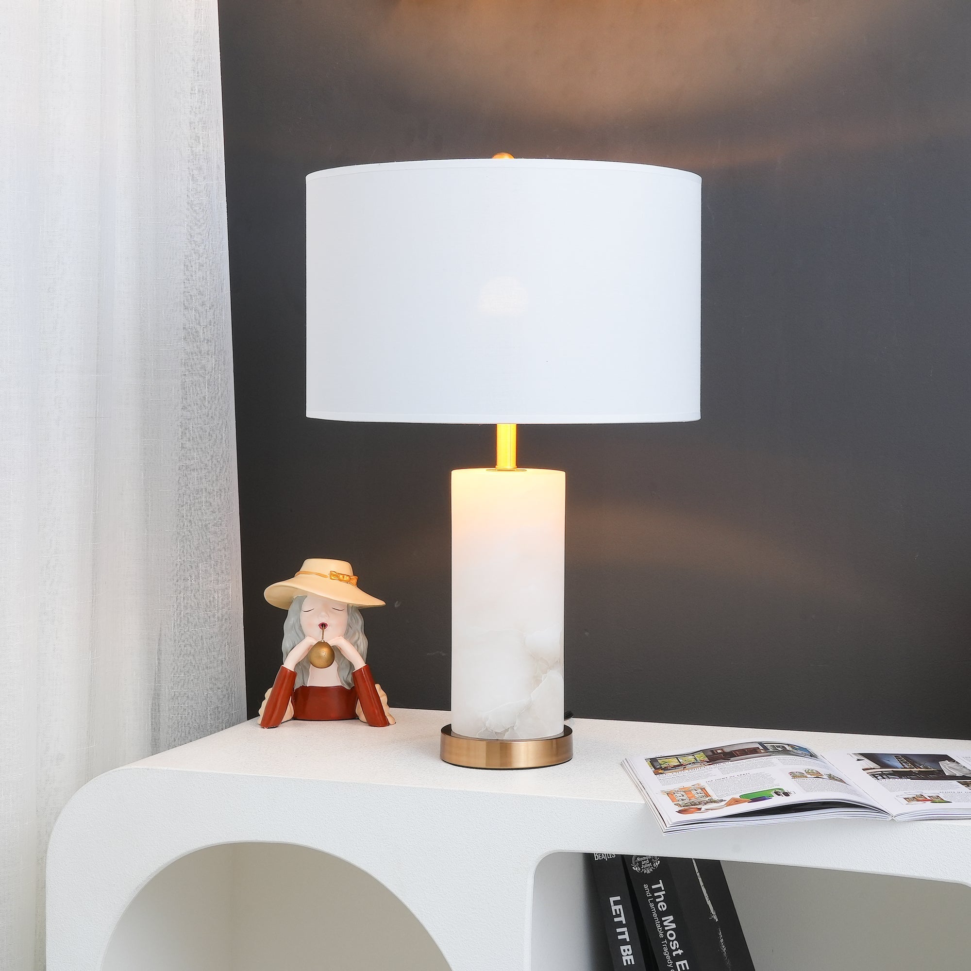 Lineham Table Light, Bedside Table Lamp, detail 7