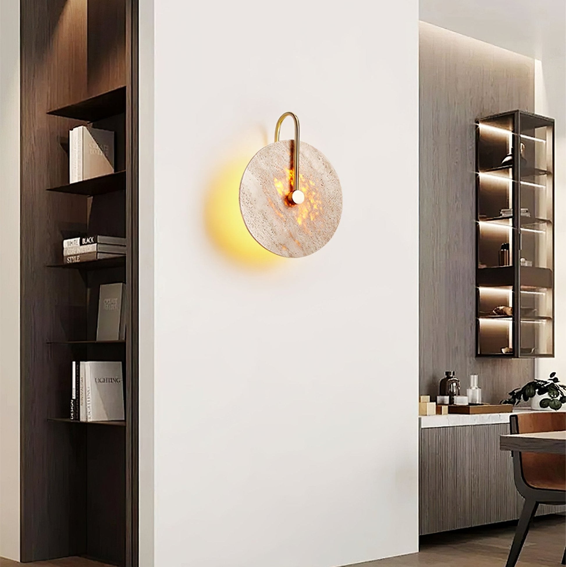 Lior Hook Wall Light, Hardwired Wall Sconce, detail 3