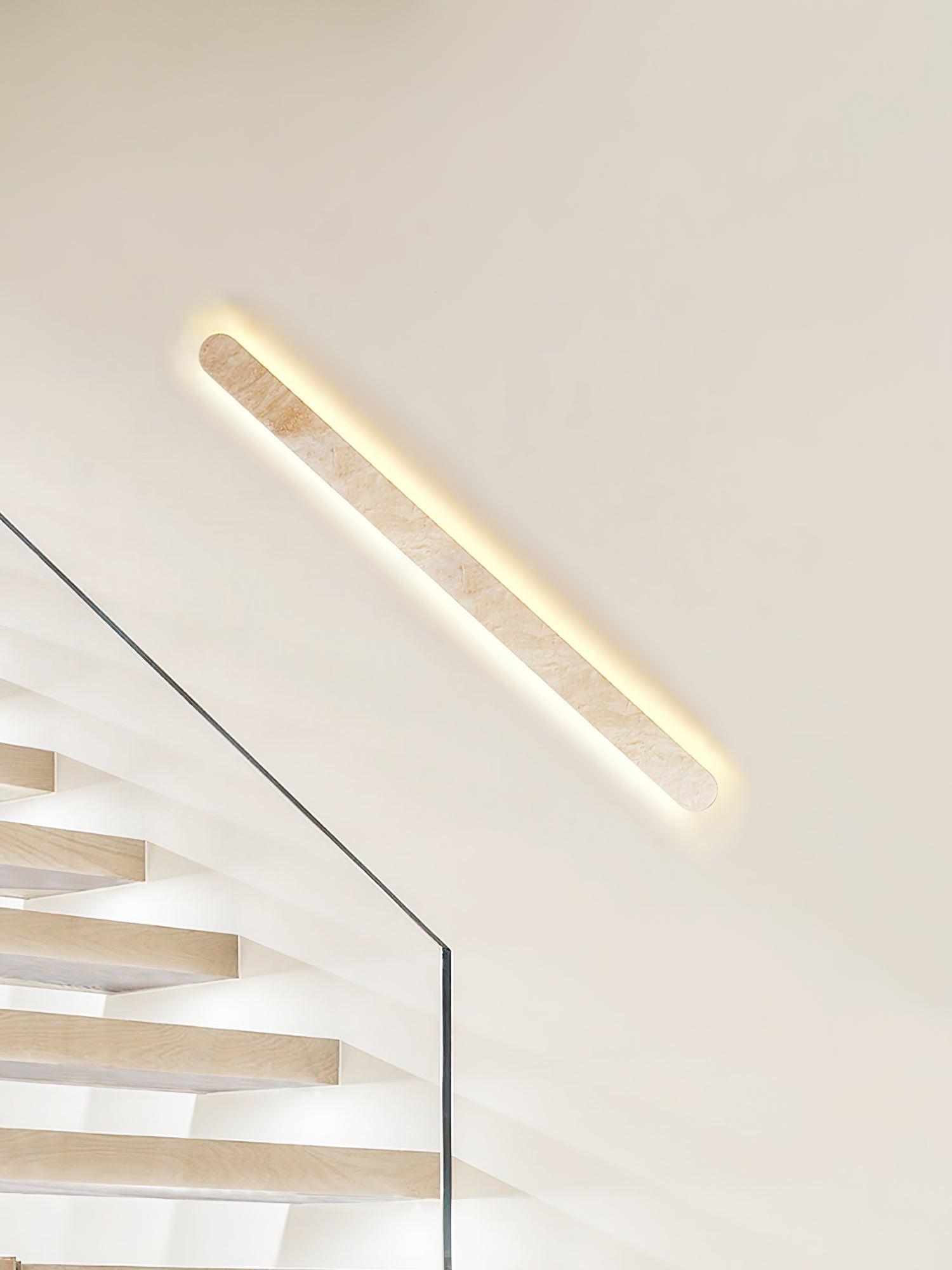 Lior Travertine Wall Light, Hardwired Wall Sconce, detail 16