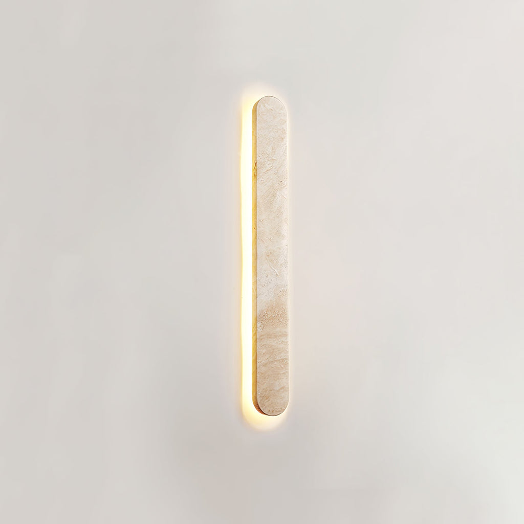 Lior Travertine Wall Light, Hardwired Wall Sconce, detail 19