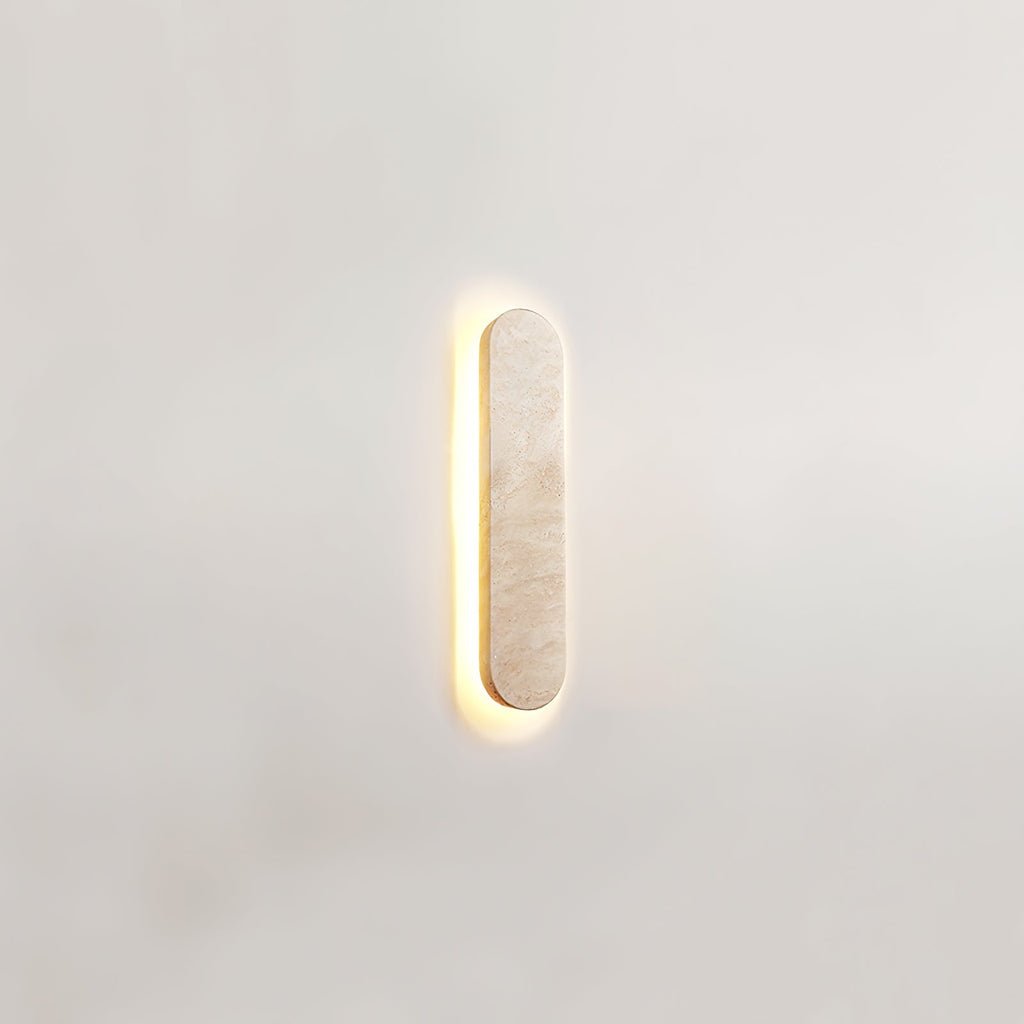 Lior Travertine Wall Light, Hardwired Wall Sconce, detail 21