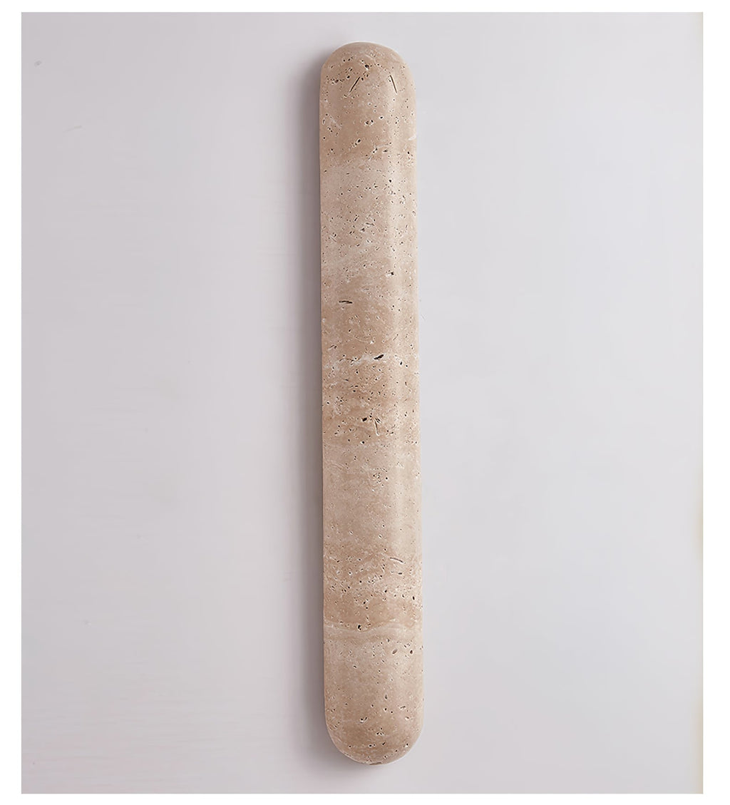 Liora Travertine Wall Light, Hardwired Wall Sconce, detail 10